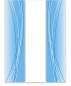 Preview: Flächenvorhang Linea blue dark 3er Set, Schiebegardine, Schiebegardinen, blickdicht, Flächenvorhang blickdicht, Schieb